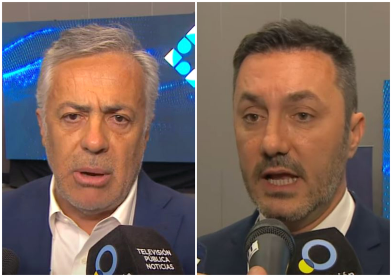 Con críticas a Milei y al kirchnerismo, Cornejo y Petri están en el debate presidencial para apoyar a Bullrich