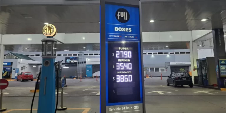 YPF aumentó sus naftas y la Infinia se vende a $343 en Mendoza