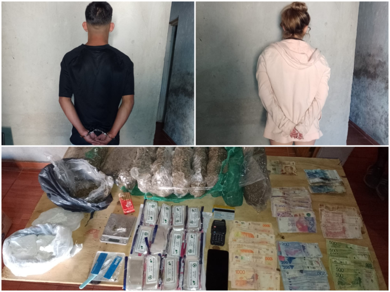 Investigaban un caso de violencia de género y descubrieron un búnker con 10 kilos de drogas