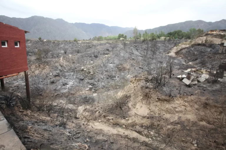 Incendios por el Zonda: la buena noticia que recibieron los bomberos voluntarios de Mendoza