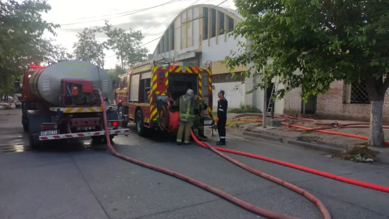 Se incendió una casa en Guaymallén y las pérdidas fueron totales