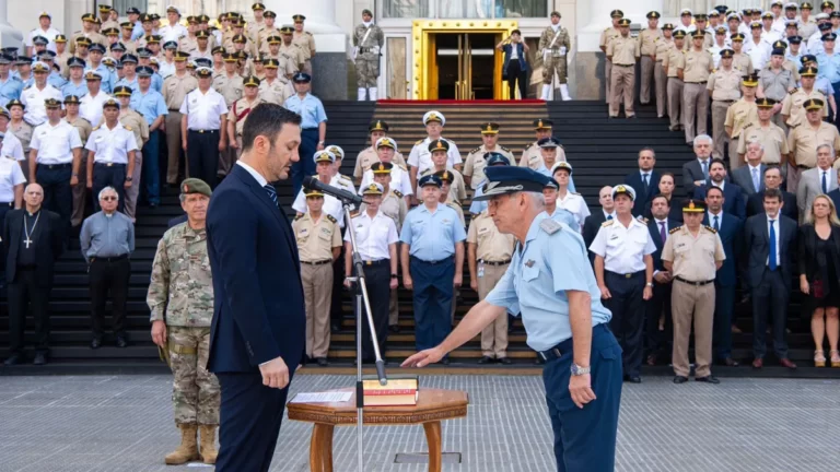 Luis Petri afirmó que está dispuesto “a dejar la vida para defender los intereses de la Patria”