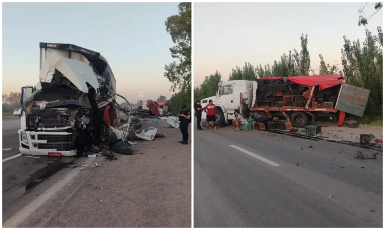 Un muerto en un violento choque entre dos camiones en Las Heras