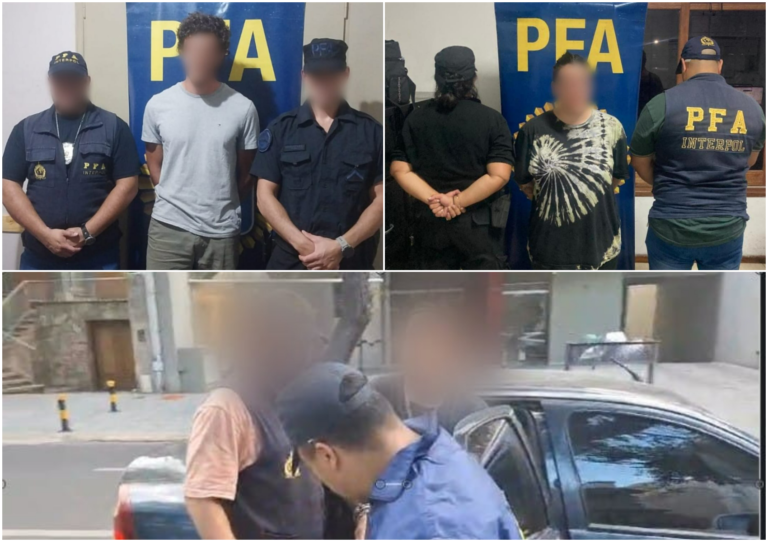 Atraparon a tres mendocinos buscados en España por tráfico de drogas y abuso sexual