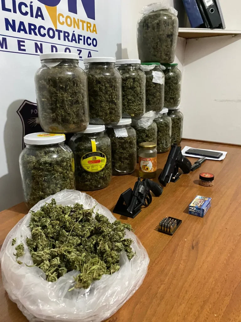 Drogas, armas y casi diez millones de pesos secuestrados por venta en “quiosquitos”