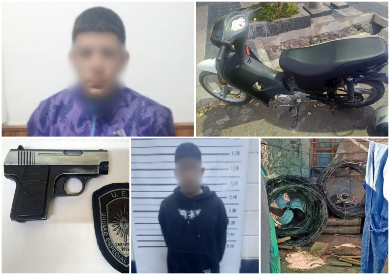 Inseguridad y jóvenes armados: once detenidos durante el fin de semana