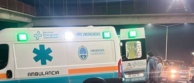 Atropellaron a un hombre de 27 años en Maipú y está internado