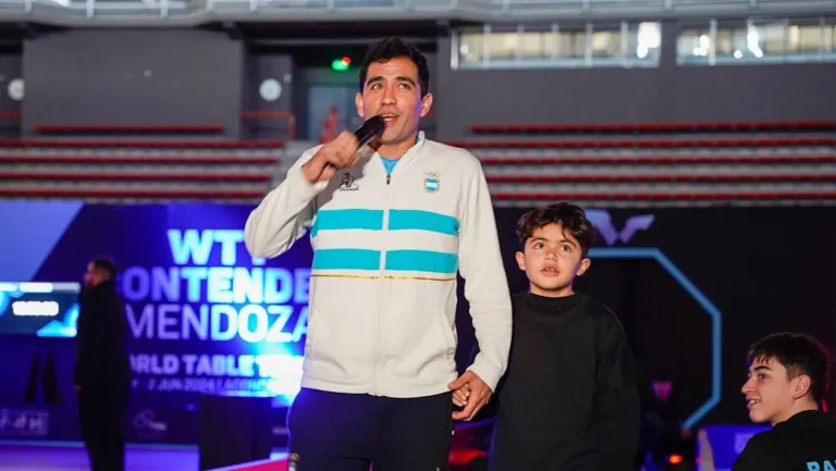 Gastón Alto tuvo una despedida acorde a su trayectoria en el WTT Contender Mendoza 2024