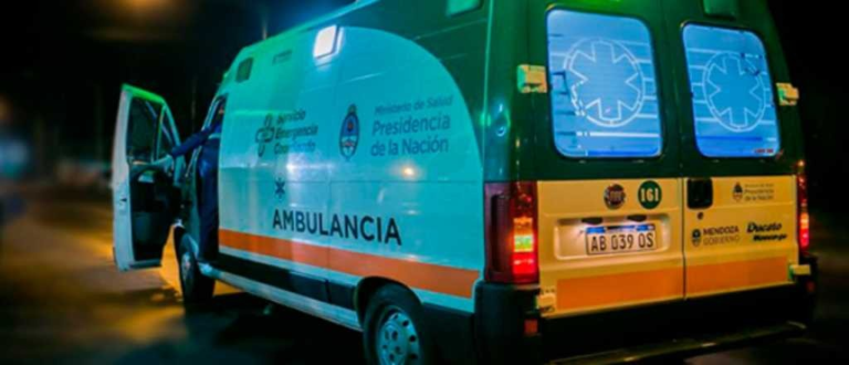 Un motociclista se fracturó la pierna en un accidente en la Quinta Sección