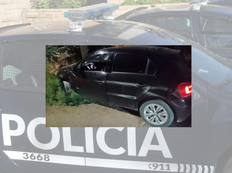 Delincuencia juvenil en Mendoza: persecución policial y choque tras el asalto a un Uber
