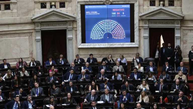 Diputados sostuvo el veto de Milei a la ley de financiamiento universitario