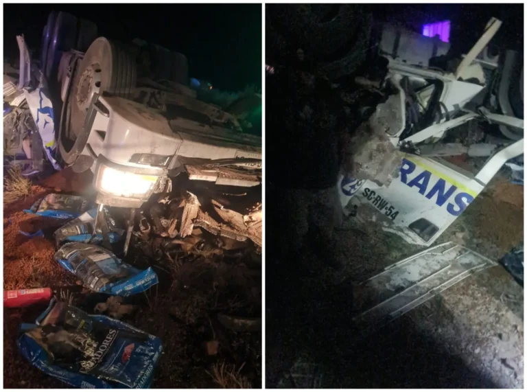 Grave accidente cerca de Potrerillos: un camionero lucha por su vida tras un violento vuelco