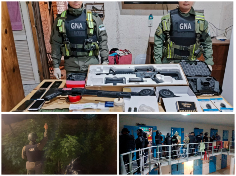 Cayó una banda narco que operaba desde la cárcel federal de Mendoza y usaba niños y mujeres