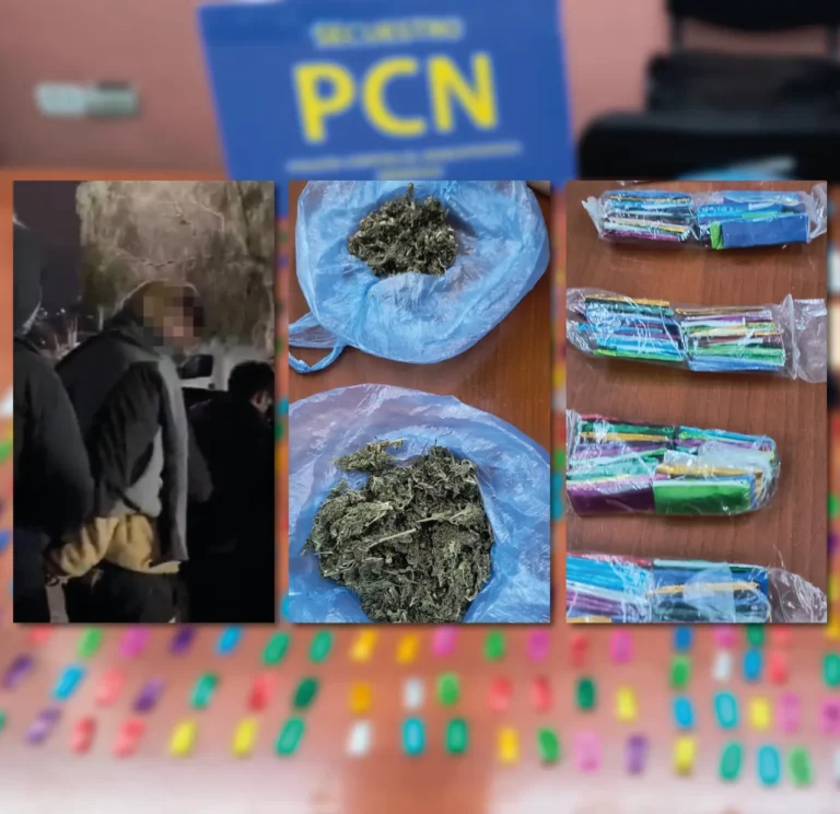 Dos “quiosquitos” narco allanados en La Favorita: cocaína, marihuana y varios detenidos