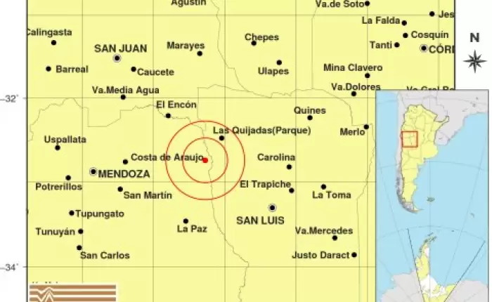 Tembló otra vez en una zona rural de Lavalle y repercutió en todo el Gran Mendoza