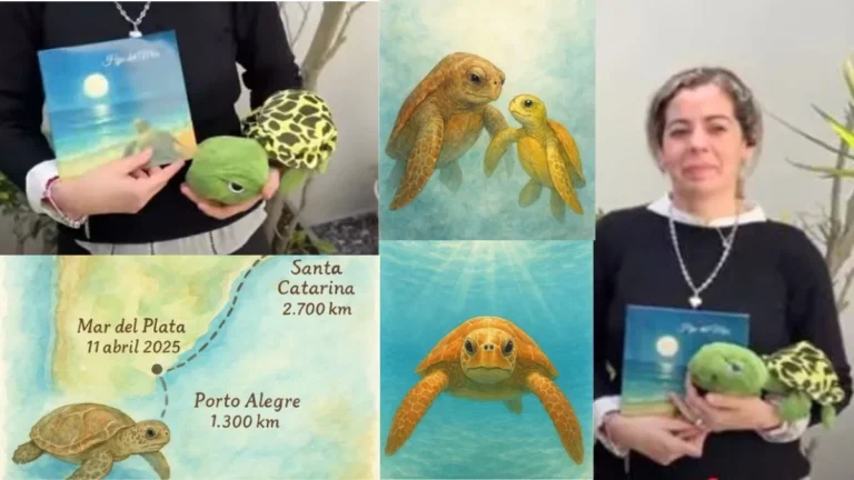 La vida del tortugo Jorge se convirtió en un libro de cuentos al que todos los chicos pueden acceder