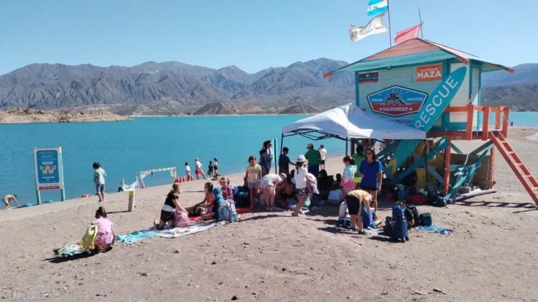 Potrerillos: los servicios que tendrá el perilago en el verano 2025-2026