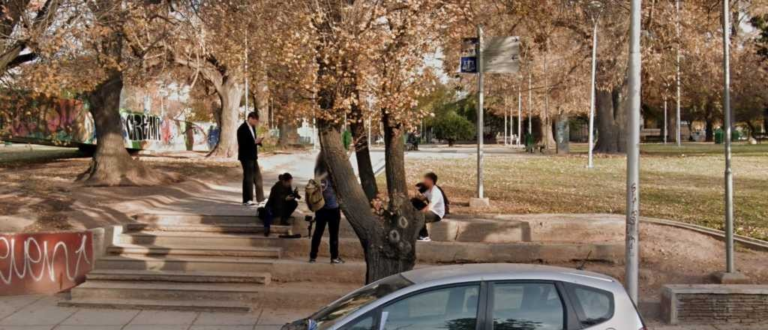 Pelea entre colegios en el Parque Cívico: un alumno del Martín Zapata herido