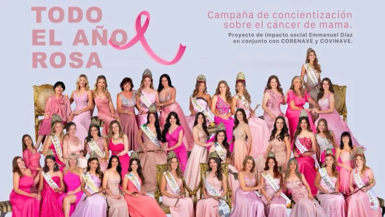 Reinas de Vendimia unidas contra el cáncer de mama y el mensaje de un fotógrafo que emociona a Mendoza