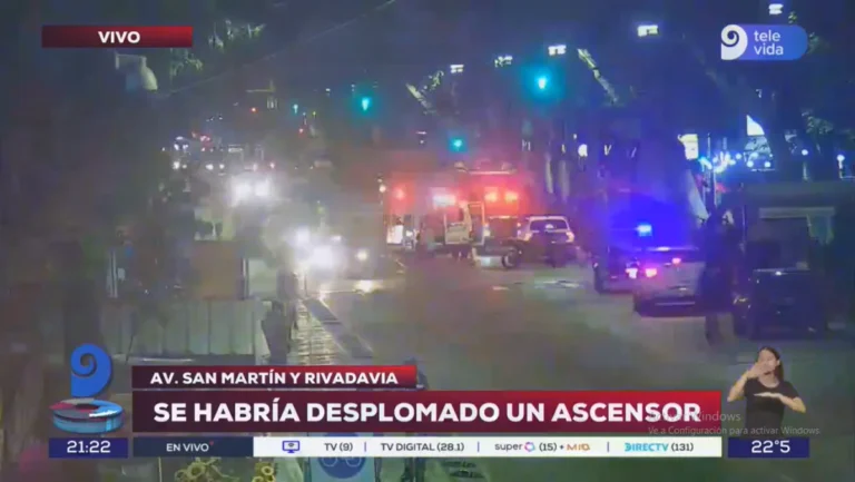 Qué pasó con el ascensor que se desplomó en el microcentro de Mendoza