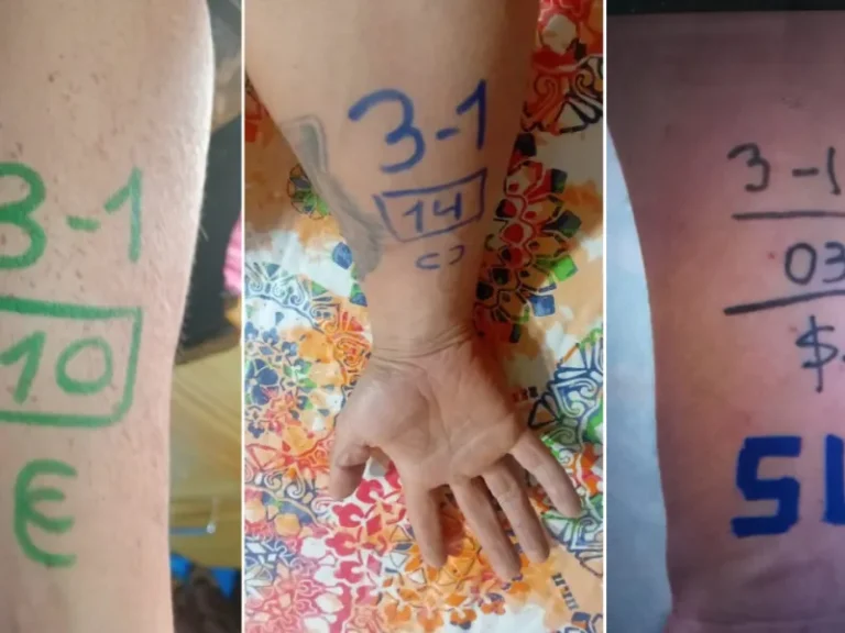 Polémica en el penal de Almafuerte porque marcan a los visitantes con fibrones en los brazos