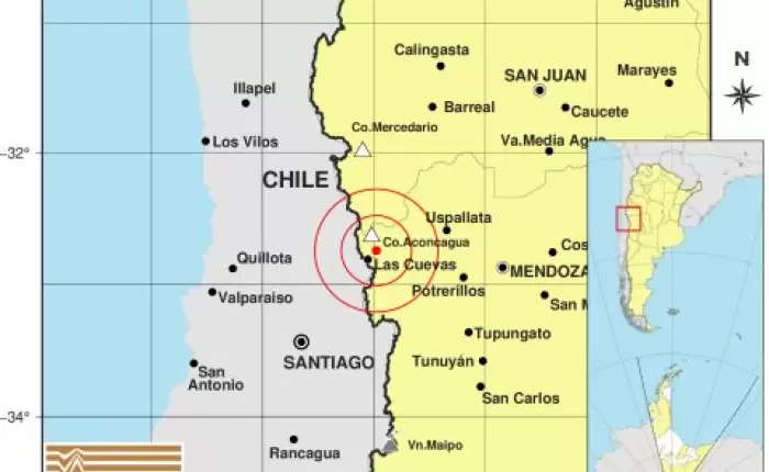 Tembló debajo del Cerro Aconcagua y repercutió en todo el Gran Mendoza